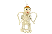 Angel with a candle - Christmas tree decoration