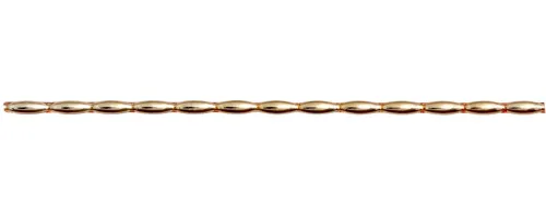Clasps - oats 8mm - shiny orange (12 pcs)