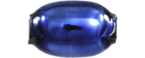 Acorn 7 mm - shiny blue (60 pcs)