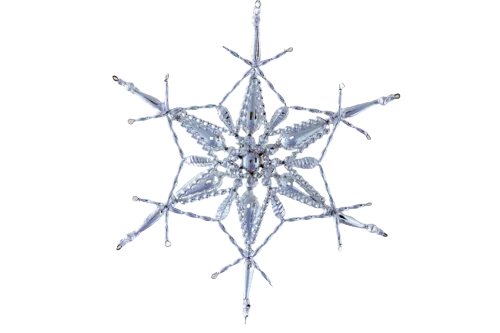 Christmas Snowflake - Garnet