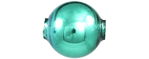 Round bead - 20 mm - shiny green (3 pcs.)