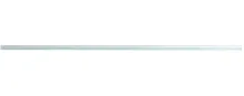 Glass sticks 130 mm - matte white (12 pcs)