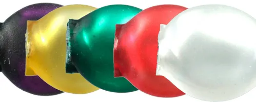 Lens 6 mm - matte mix of colors (60 pcs)