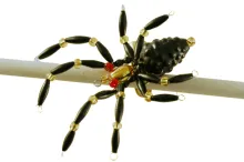 Spider on a stick - Christmas tree ornament (1)