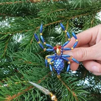 Spider on a stick - Christmas tree ornament (1)